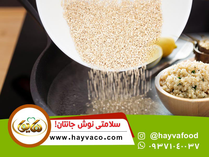 طریقه پخت کینوا